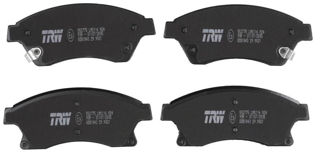 Гальмівні колодки дискові TRW GDB1843