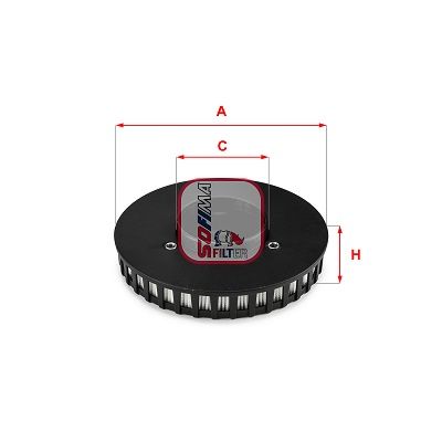 Повітряний фільтр SOFIMA S7A10A - zapix