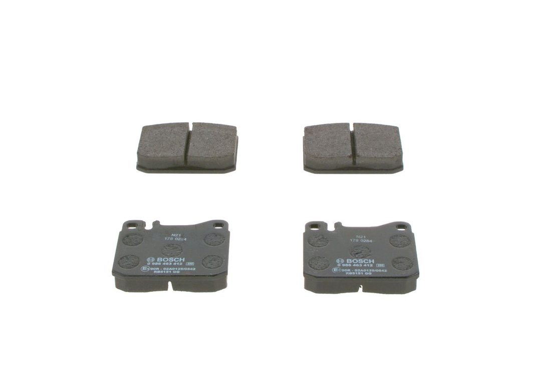 Гальмівні колодки дискові BOSCH 0986463412 - zapix