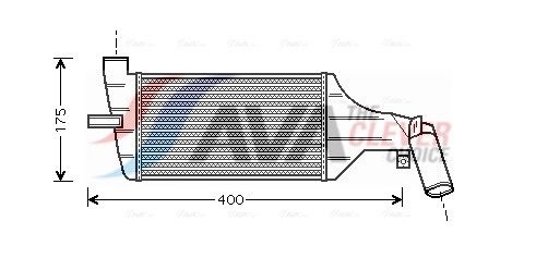 Інтеркулер AVA QUALITY COOLING OLA4325 - zapix