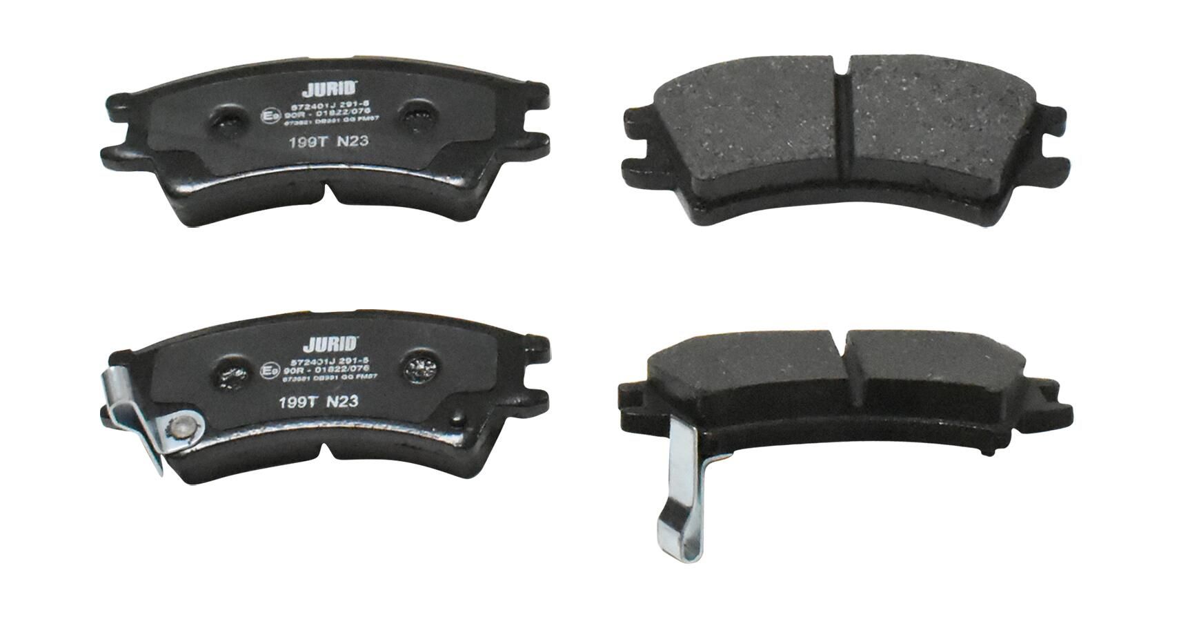 Гальмівні колодки дискові JURID 572401J - zapix