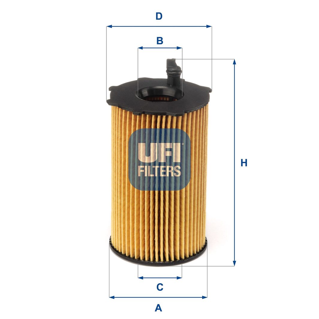 Оливний фільтр UFI 2522600 - zapix