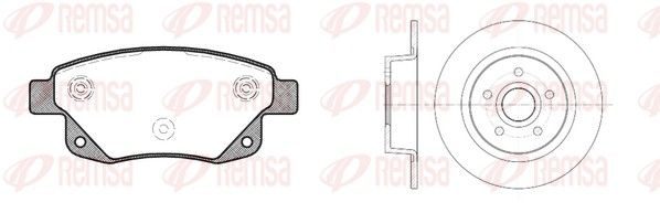 Гальмівні колодки дискові REMSA 8125201 - zapix