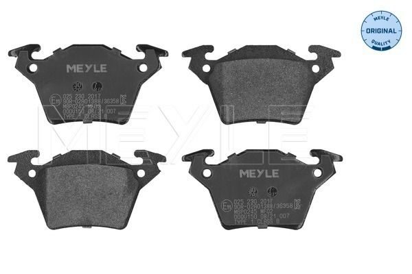 Гальмівні колодки дискові MEYLE 0252302017 - zapix