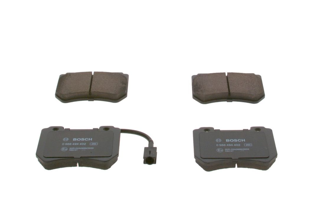Гальмівні колодки дискові BOSCH 0986494402 - zapix