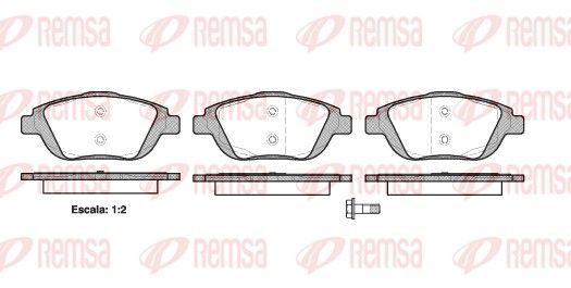 Гальмівні колодки дискові REMSA 139200 - zapix
