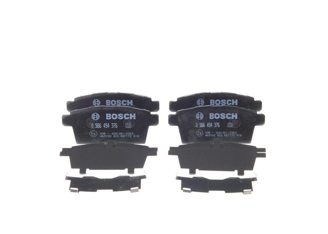 Гальмівні колодки дискові BOSCH 0986494376 - zapix