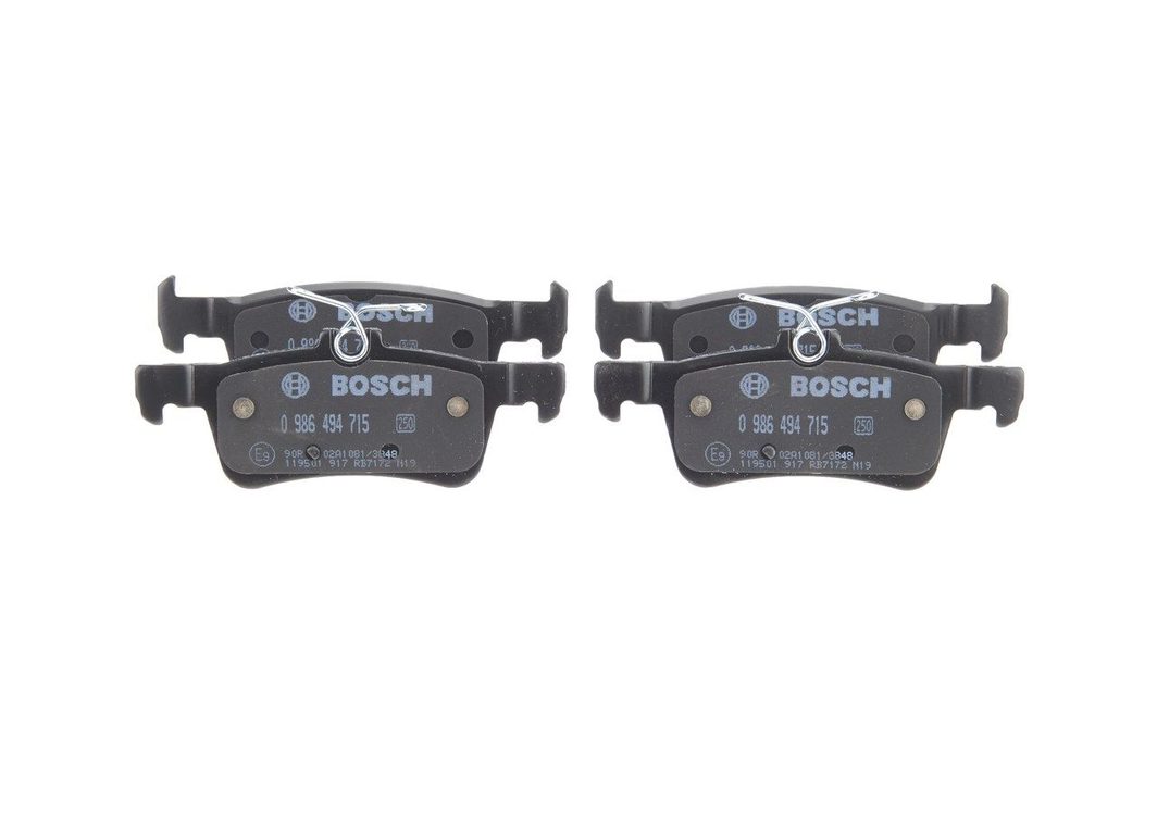 Гальмівні колодки дискові BOSCH 0986494715 - zapix