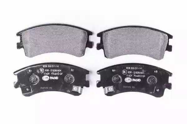 Гальмівні колодки дискові HELLA PAGID 8DB355011141 - zapix