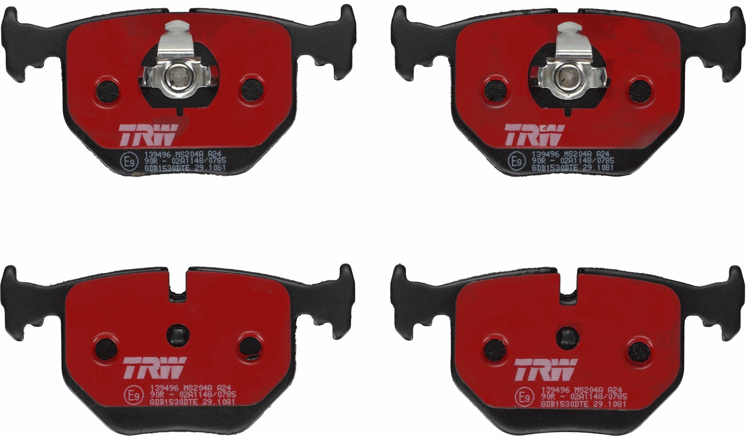 Гальмівні колодки дискові TRW GDB1530DTE - zapix