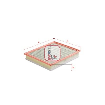Повітряний фільтр SOFIMA S3D65A - zapix