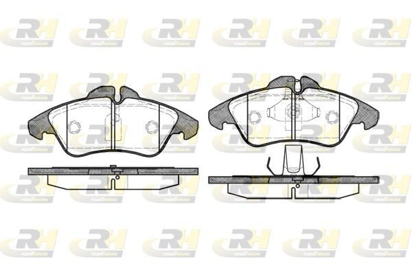 Гальмівні колодки дискові ROADHOUSE 257800 - zapix