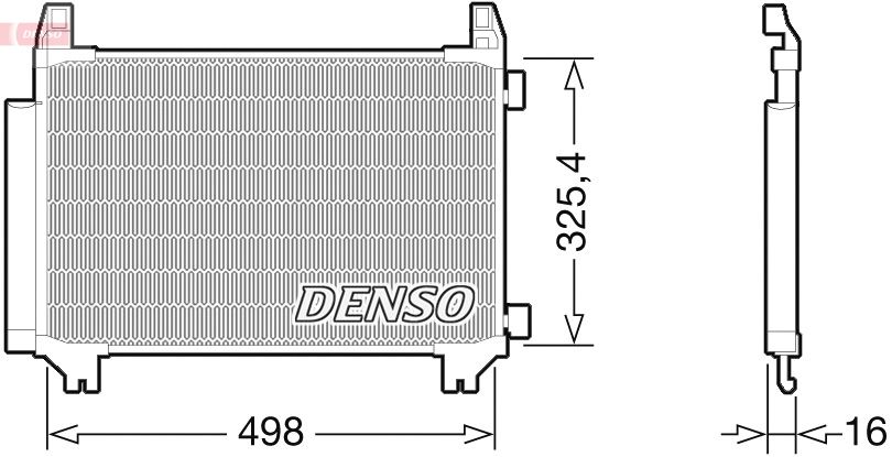 Радіатор кондиціонера DENSO DCN50028 - zapix