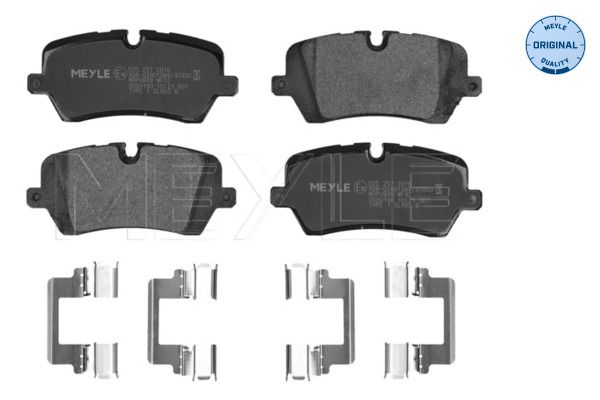 Гальмівні колодки дискові MEYLE 0252572016 - zapix