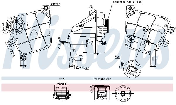Розширювальний бачок NISSENS 996207 - zapix