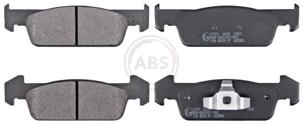 Тормозные колодки дисковые A.B.S. 37974