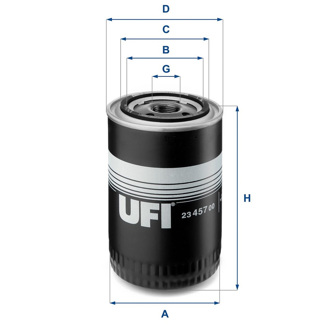 Оливний фільтр UFI 2345700 - zapix