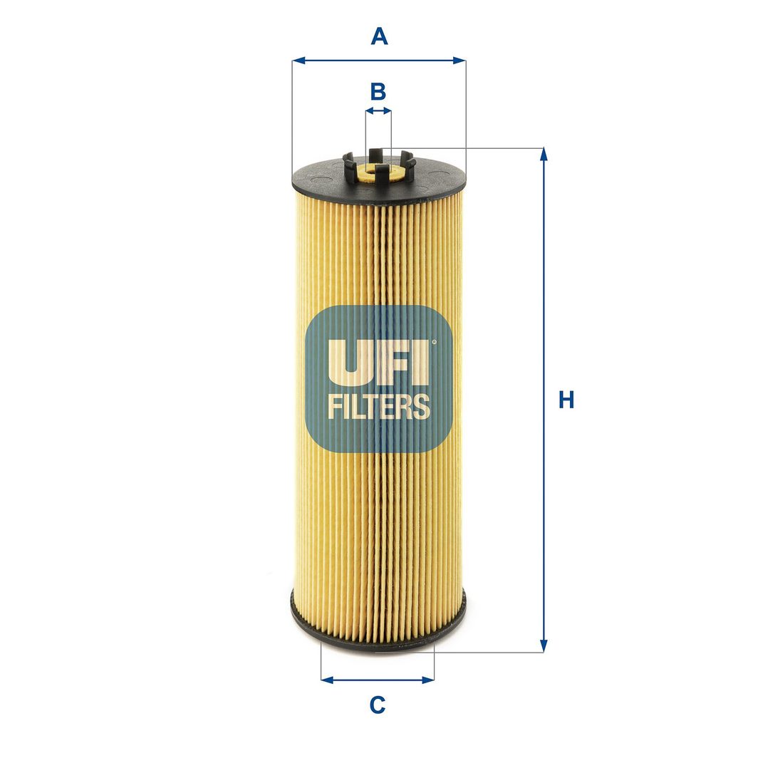Оливний фільтр UFI 2501900 - zapix