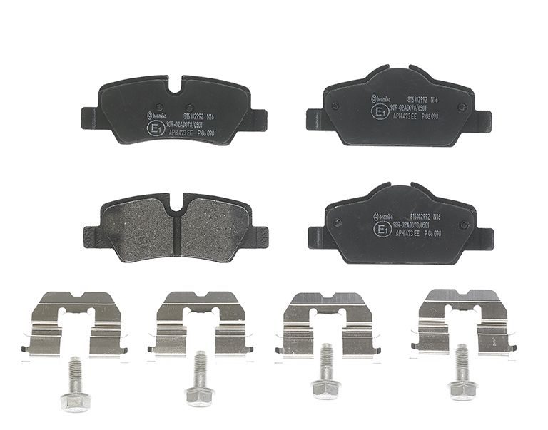 Гальмівні колодки дискові BREMBO P06090 - zapix