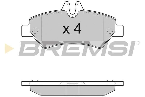 Тормозные колодки дисковые BREMSI BP3293