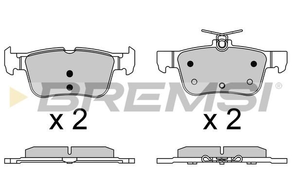 Тормозные колодки дисковые BREMSI BP3637