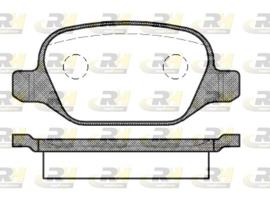 Гальмівні колодки дискові ROADHOUSE 272710 - zapix