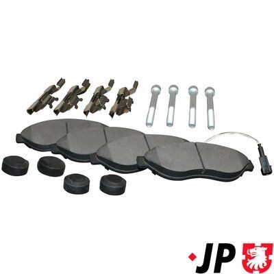 Тормозные колодки дисковые JP GROUP 4163603910