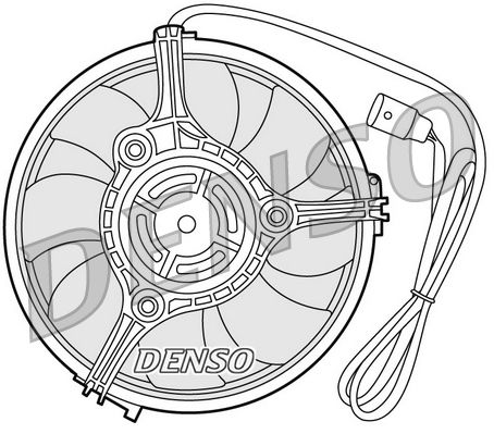 Вентилятор системи охолодження DENSO DER02001 - zapix