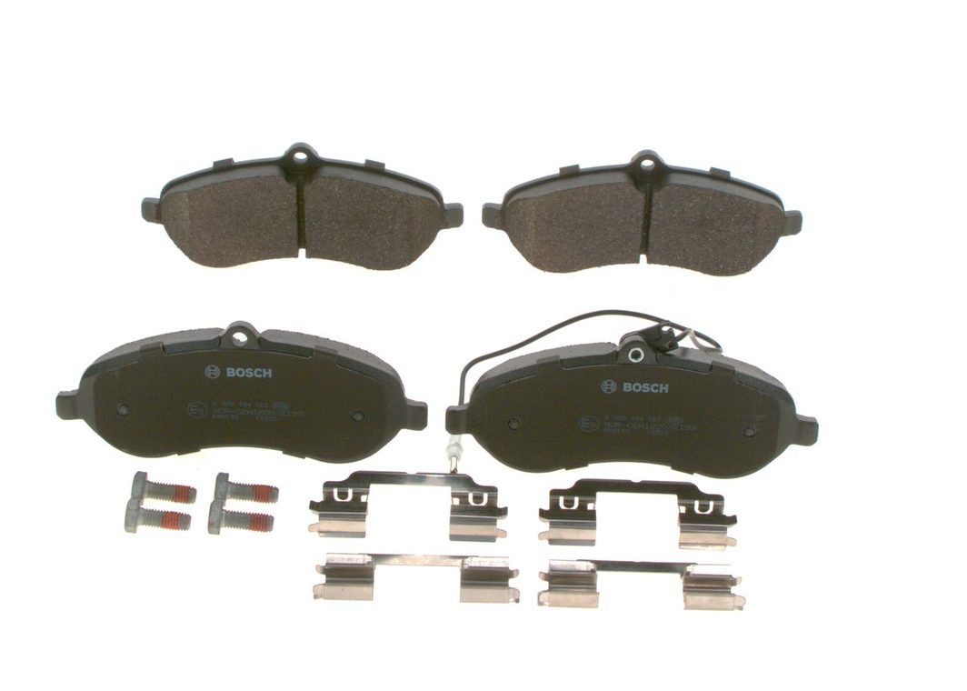 Гальмівні колодки дискові BOSCH 0986494163 - zapix