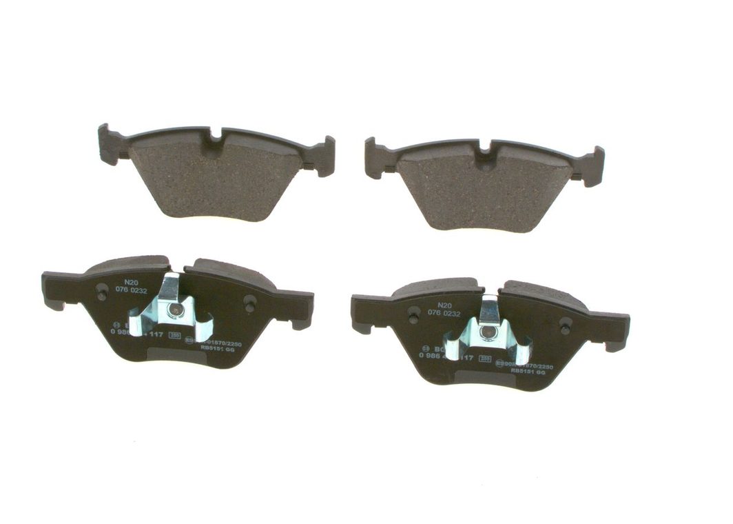 Гальмівні колодки дискові BOSCH 0986494117 - zapix