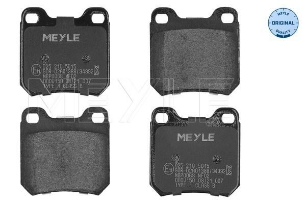 Гальмівні колодки дискові MEYLE 0252105015 - zapix