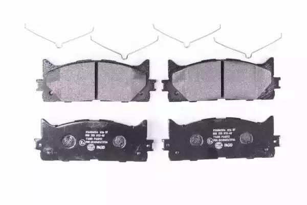Гальмівні колодки дискові HELLA PAGID 8DB355012401 - zapix
