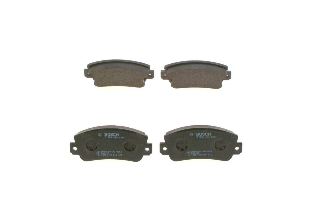 Гальмівні колодки дискові BOSCH 0986424098 - zapix