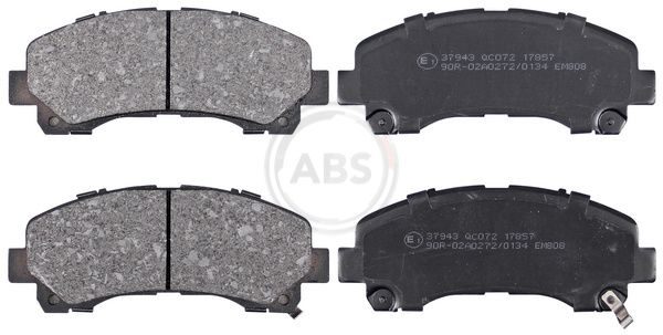 Гальмівні колодки дискові A.B.S. 37943
