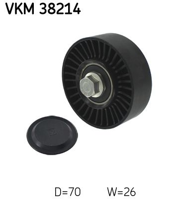 Обвідний ролик ременя приводного SKF VKM38214 - zapix