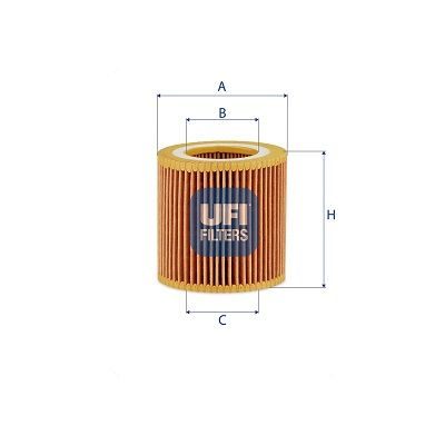 Оливний фільтр UFI 2523200 - zapix