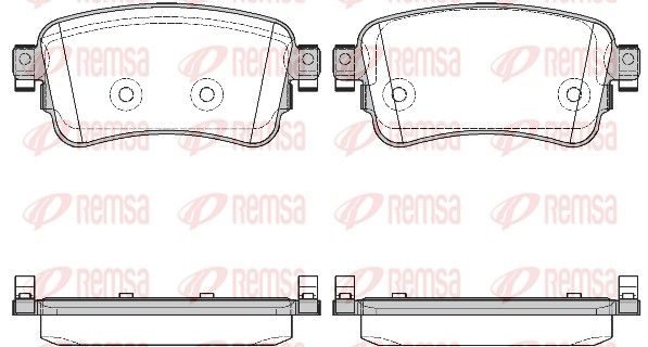 Гальмівні колодки дискові REMSA 172000 - zapix