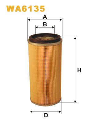 Повітряний фільтр WIX FILTERS WA6135 - zapix