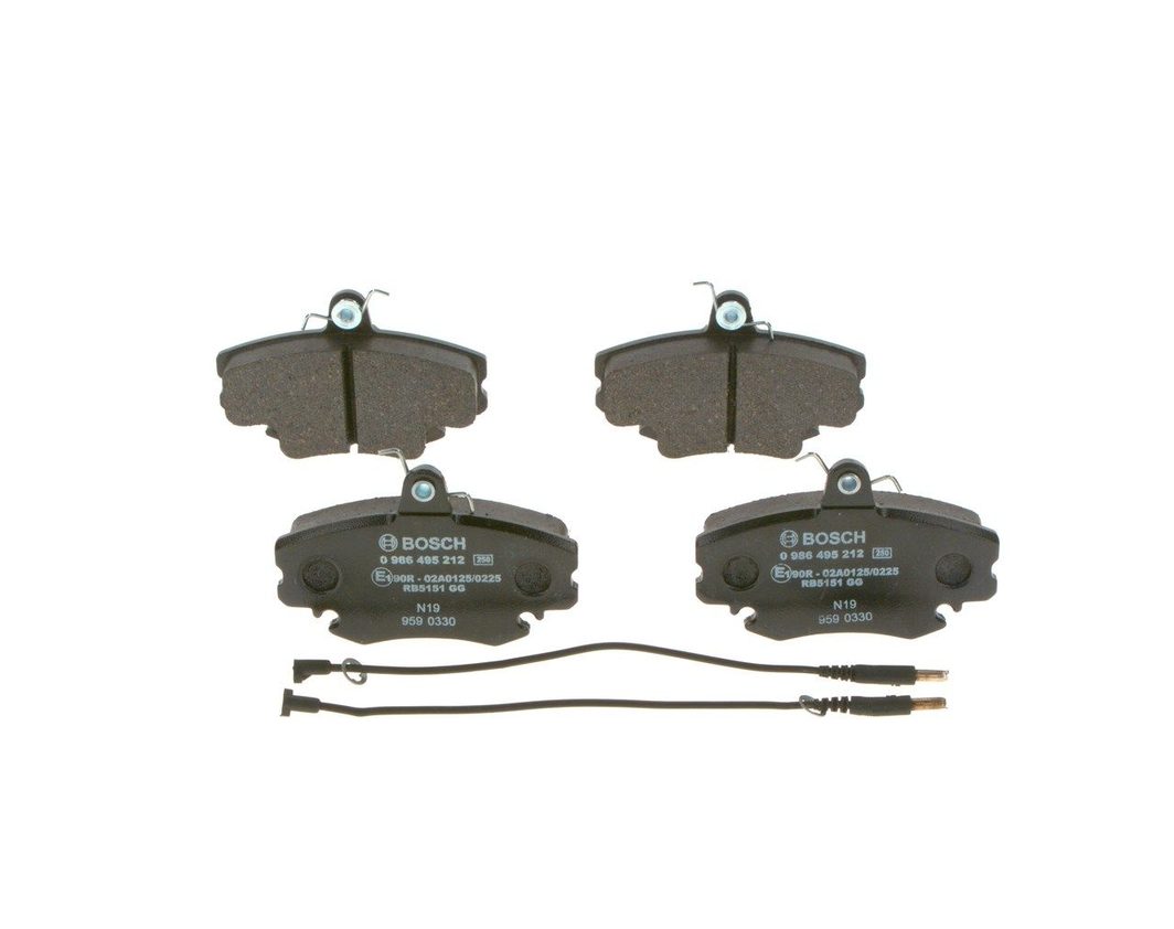Гальмівні колодки дискові BOSCH 0986495212 - zapix