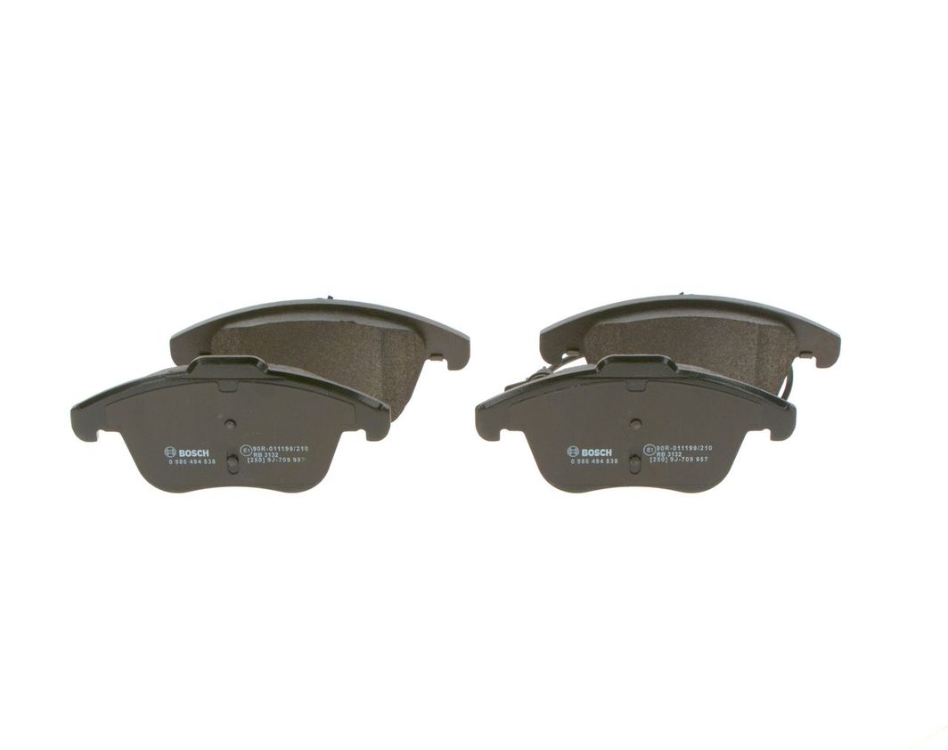 Гальмівні колодки дискові BOSCH 0986494538 - zapix