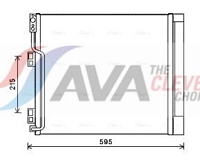 Радіатор кондиціонера AVA QUALITY COOLING DN5355D - zapix