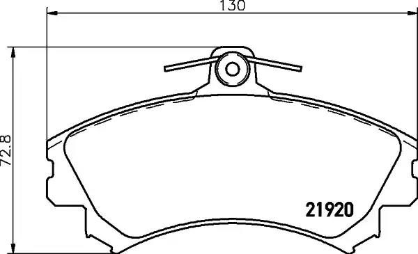 Гальмівні колодки дискові NISSHINBO NP3029 - zapix
