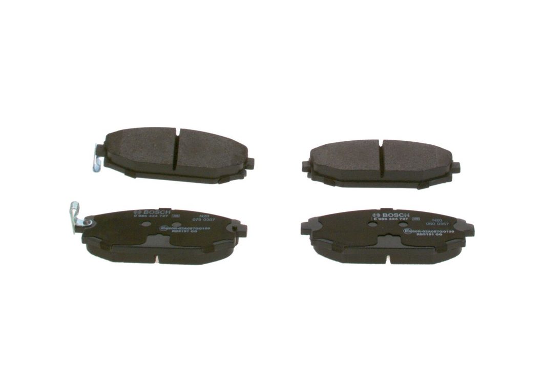 Гальмівні колодки дискові BOSCH 0986424727 - zapix