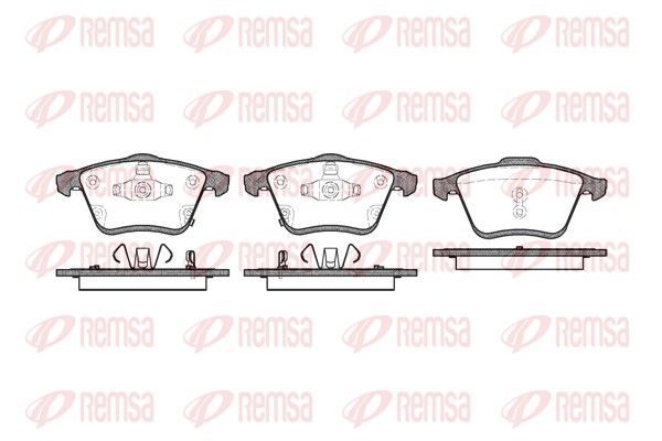 Гальмівні колодки дискові REMSA 118202 - zapix