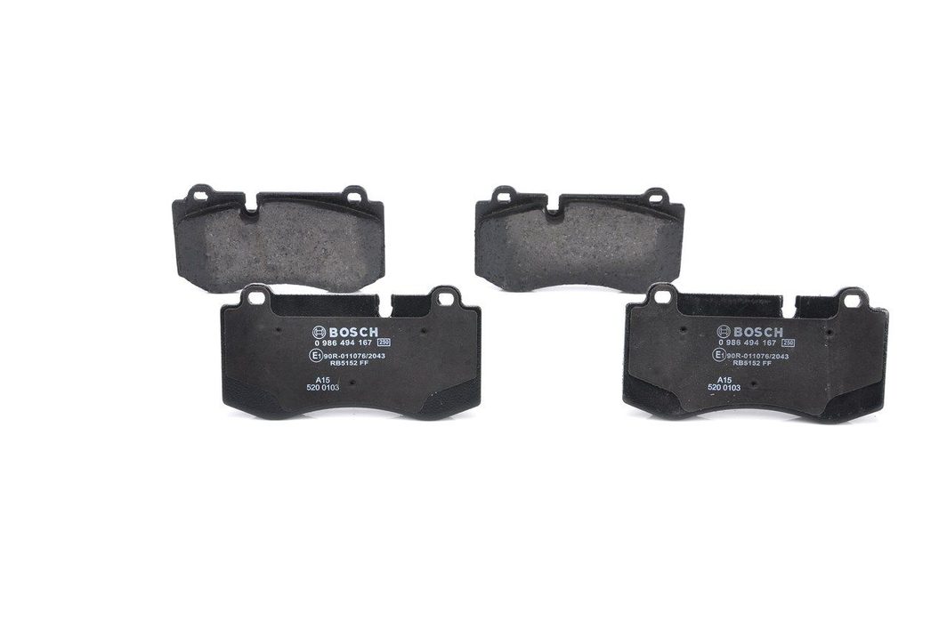 Гальмівні колодки дискові BOSCH 0986494167 - zapix