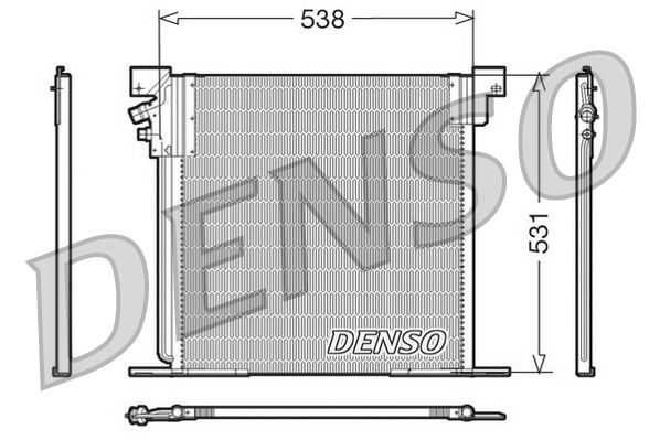 Радіатор кондиціонера DENSO DCN17030 - zapix