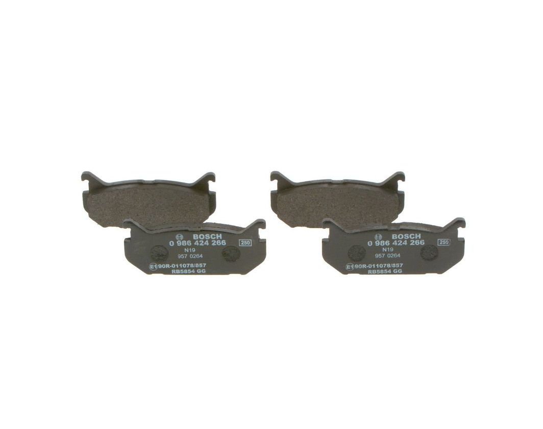 Гальмівні колодки дискові BOSCH 0986424266 - zapix