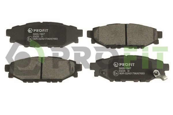 Гальмівні колодки дискові PROFIT 50001947 - zapix