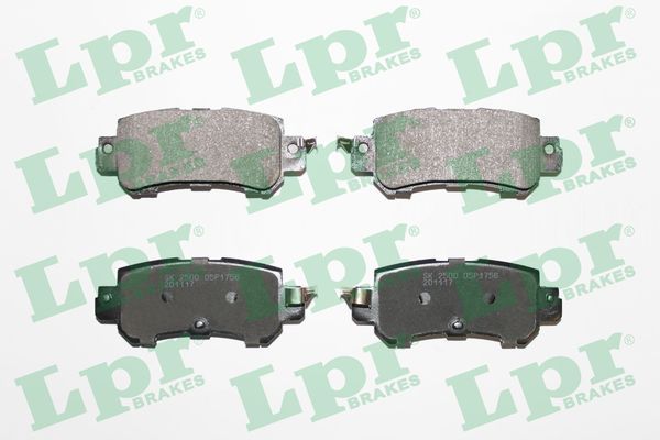 Гальмівні колодки дискові LPR 05P1756