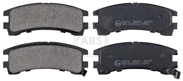 Гальмівні колодки дискові A.B.S. 36674 - zapix